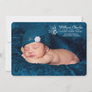 De witte Aankondiging van de Geboorte van de Foto