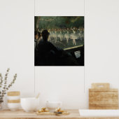 De witte ballet poster (Keuken)