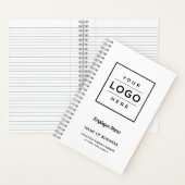 De Witte Bedrijfs van de douane Logo en de Naam va Notitieboek (Binnen)