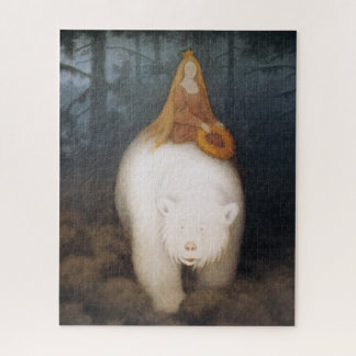 “De Witte Beer” van Theodor Kittelsen Legpuzzel