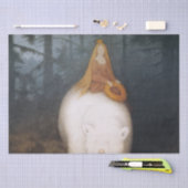 “De Witte Beer” van Theodor Kittelsen Tissuepapier (Craft)