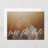 De witte Bekleding sparen de Kaart van de Foto van (Voorkant / Achterkant)