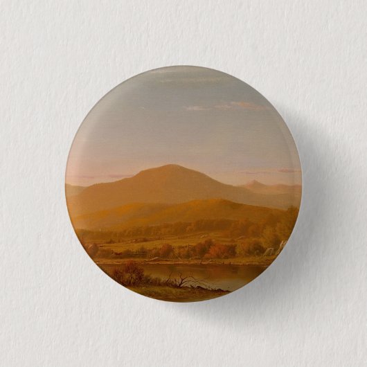 De Witte Bergen – Charles W. Knapp Ronde Button 3,2 Cm (Voorkant)