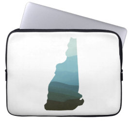 De witte bergen in New Hampshire Laptop Sleeve