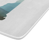 De witte bergen in New Hampshire Snijplank (Hoek)