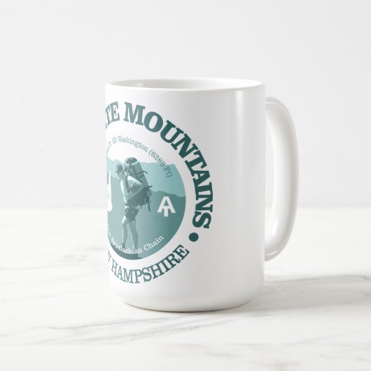 De witte bergen (T) Koffiemok (Voorkant rechts)
