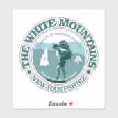 De witte bergen (T) Sticker (Vel)