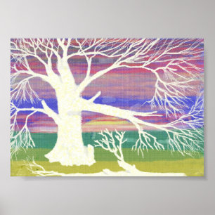 de witte boom poster