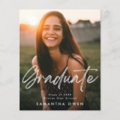 De Witte Borstel van het Afstuderen van de begroti Flyer (Voorkant)