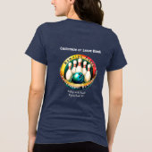 De witte brief van Pinboy Tri-Blend Shirt (Achterkant)