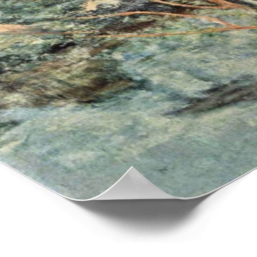 De witte brug door Tdanman John Henry Poster (Hoek)