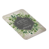 De witte Bruiloft van de Baksteenbotanica bewaart  Magneet (Rechterzijde)