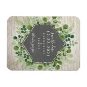 De witte Bruiloft van de Baksteenbotanica bewaart  Magneet (Horizontaal)