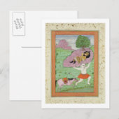De Witte Demon die de slapende Rustam vervoert, Briefkaart (Voorkant / Achterkant)