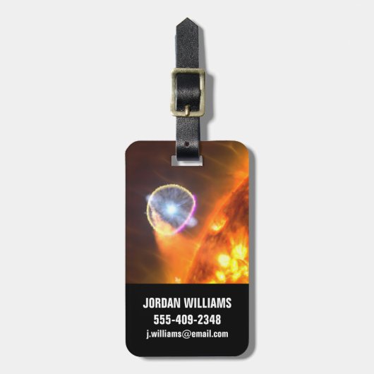 De witte dwergster in V407 Cygni Bagagelabel (Voorkant verticaal)