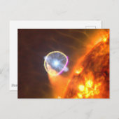 De witte dwergster in V407 Cygni Briefkaart (Voorkant / Achterkant)