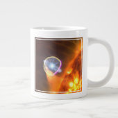 De witte dwergster in V407 Cygni Grote Koffiekop (Rechts)