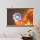 De witte dwergster in V407 Cygni Hangend Wandkleed (Slaapkamer)