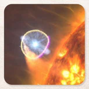 De witte dwergster in V407 Cygni Kartonnen Onderzetters