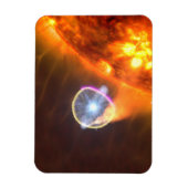 De witte dwergster in V407 Cygni Magneet (Verticaal)