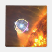 De witte dwergster in V407 Cygni Magneet (Voorkant)