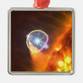 De witte dwergster in V407 Cygni Metalen Ornament (Voorkant)