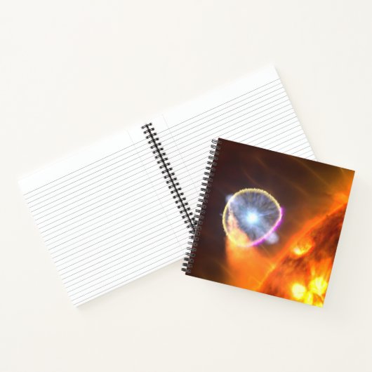 De witte dwergster in V407 Cygni Notitieboek (Binnen)