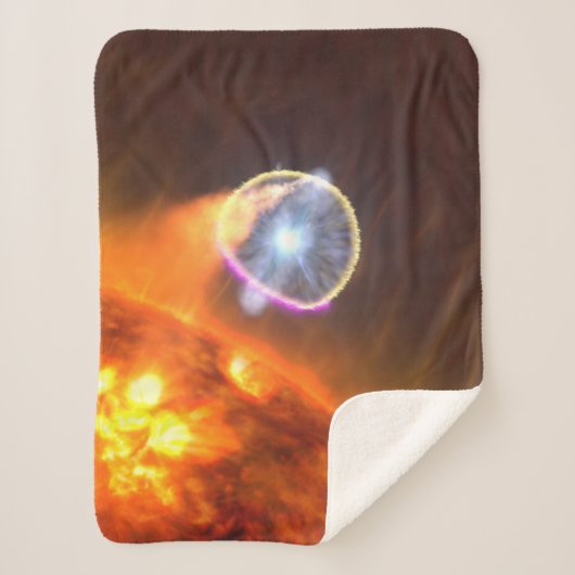 De witte dwergster in V407 Cygni Sherpa Deken (Voorkant)