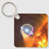 De witte dwergster in V407 Cygni Sleutelhanger (Voorkant)