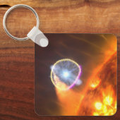 De witte dwergster in V407 Cygni Sleutelhanger (Voorkant)