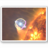 De witte dwergster in V407 Cygni Sticker (Voorkant)