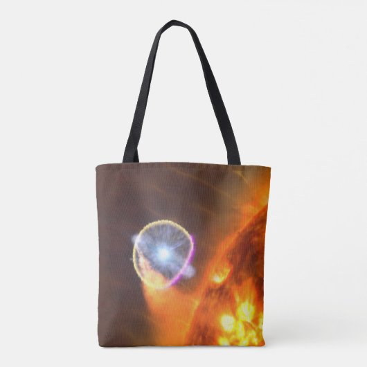 De witte dwergster in V407 Cygni Tote Bag (Achterkant)