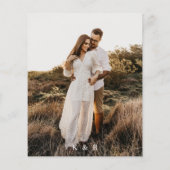 De Witte Floral van de begroting & Greenery Foto s Flyer (Achterkant)