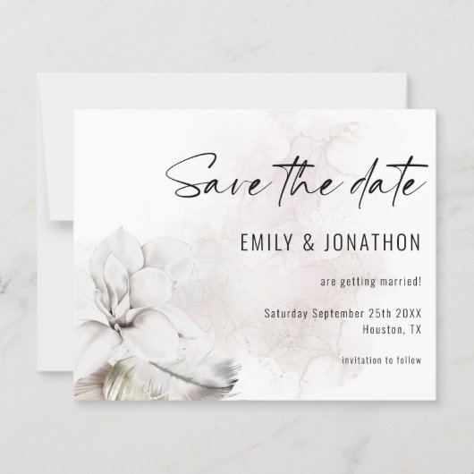 De Witte Florals van de begroting Bieden QR Code s (Voorkant)