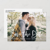 De witte Foto van de Verhuur sparen het Briefkaart (Voorkant / Achterkant)