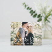 De witte Foto van de Verhuur sparen het Briefkaart (Staand voorkant)