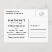 De witte  Foto van het Manuscript sparen het Brief Aankondigingskaart (Achterkant)