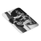 De Witte Foto van het Schrijven van de Hand sparen Magneet (Rechterzijde)