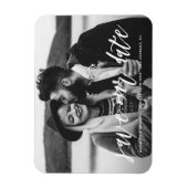 De Witte Foto van het Schrijven van de Hand sparen Magneet (Verticaal)