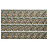 De witte geiten op de berg Ierland Stof (Fat Quarter)