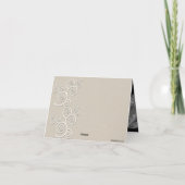 De witte Godsdienstige Foto Notecard van de Duif Bedankkaart (Achterkant)