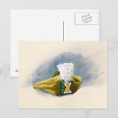 De witte hackle briefkaart (Voorkant / Achterkant)