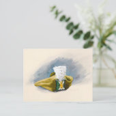 De witte hackle briefkaart (Staand voorkant)