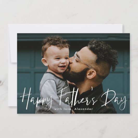 De witte hand-Verpletterde Kaart van de Foto van h (Voorkant)