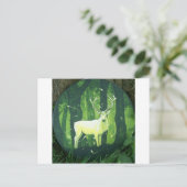 De witte hart briefkaart (Staand voorkant)