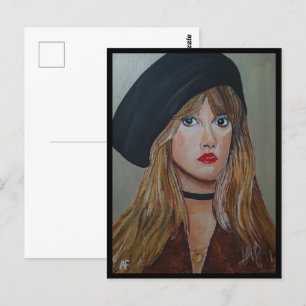 De witte heks schilderij van Alfred Fox Collectabl Briefkaart