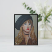 De witte heks schilderij van Alfred Fox Collectabl Briefkaart (Staand voorkant)