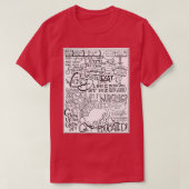 De witte heks van de East Bro Hand Lettered T-shirt (Design voorkant)