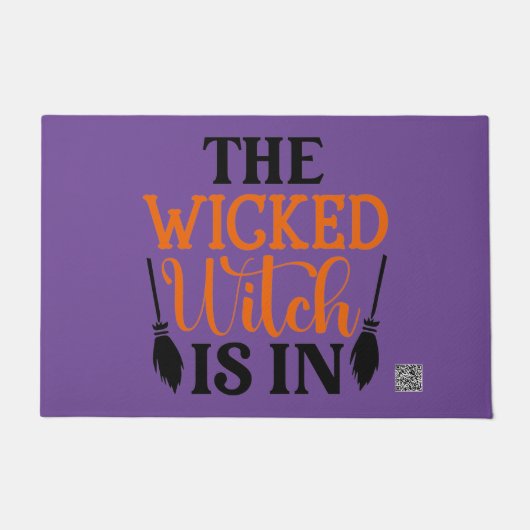 De witte heks zit in deurmat (Voorkant)