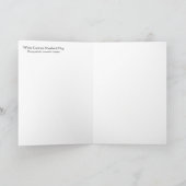 De witte Hond van de Duitse herder Kaart (Binnen)